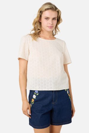 Asher Broderie Top